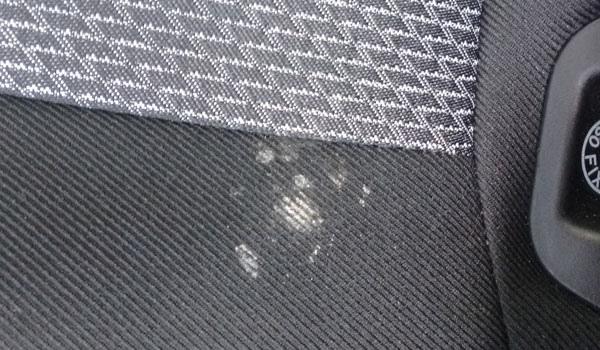 Damage on upholstery