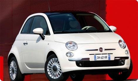 Fiat 500 cheap rental car Verona